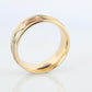 14k Wide band. Tricolor Braid Gold Ring. White Yellow Rose Gold Braided ring
