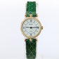 Van Cleef and Arpels 18901 B1 watch. 18k Gold VCA Classique Diamond Bezel.