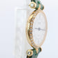 Van Cleef and Arpels 18901 B1 watch. 18k Gold VCA Classique Diamond Bezel.