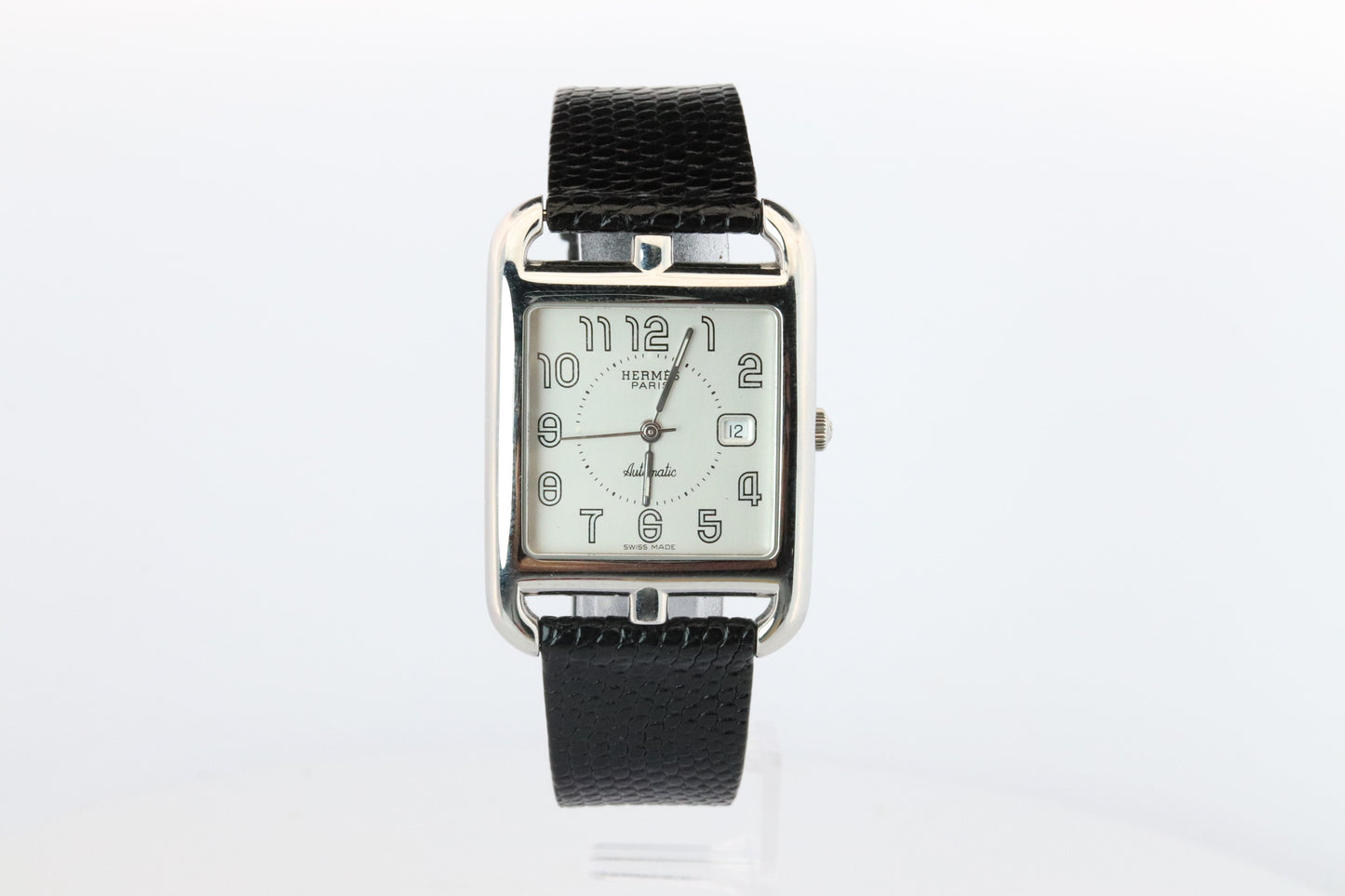 Genuine HERMES CC1.710. Hermes Cape Cod Automatic Stainless Steel Watch.