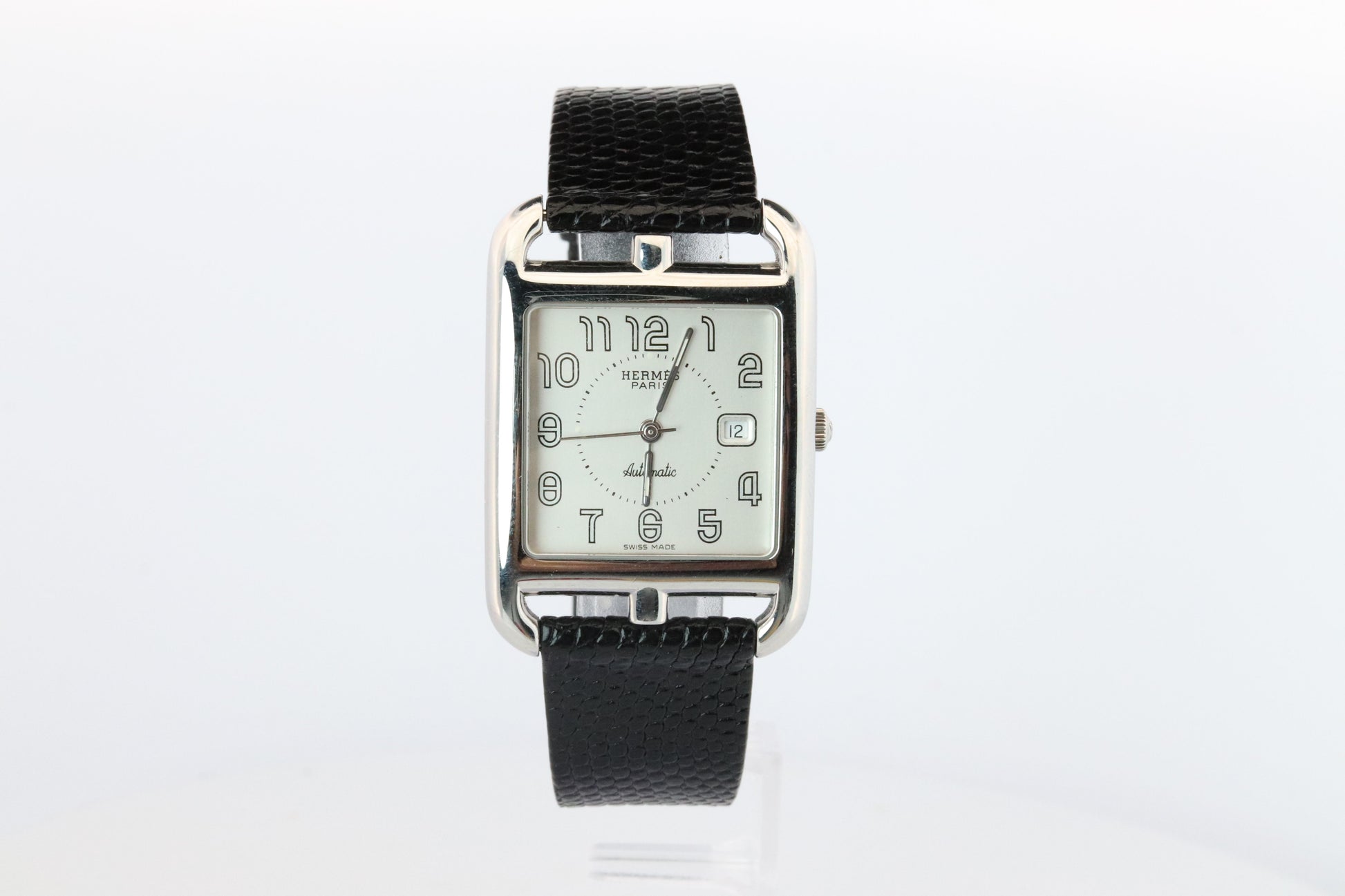 Genuine HERMES CC1.710. Hermes Cape Cod Automatic Stainless Steel Watch.