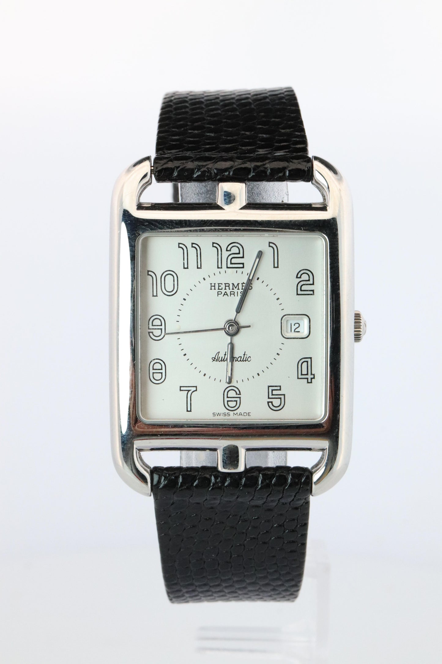 Genuine HERMES CC1.710. Hermes Cape Cod Automatic Stainless Steel Watch.