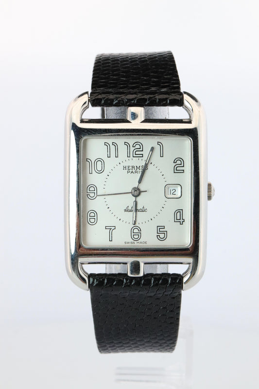 Genuine HERMES CC1.710. Hermes Cape Cod Automatic Stainless Steel Watch.
