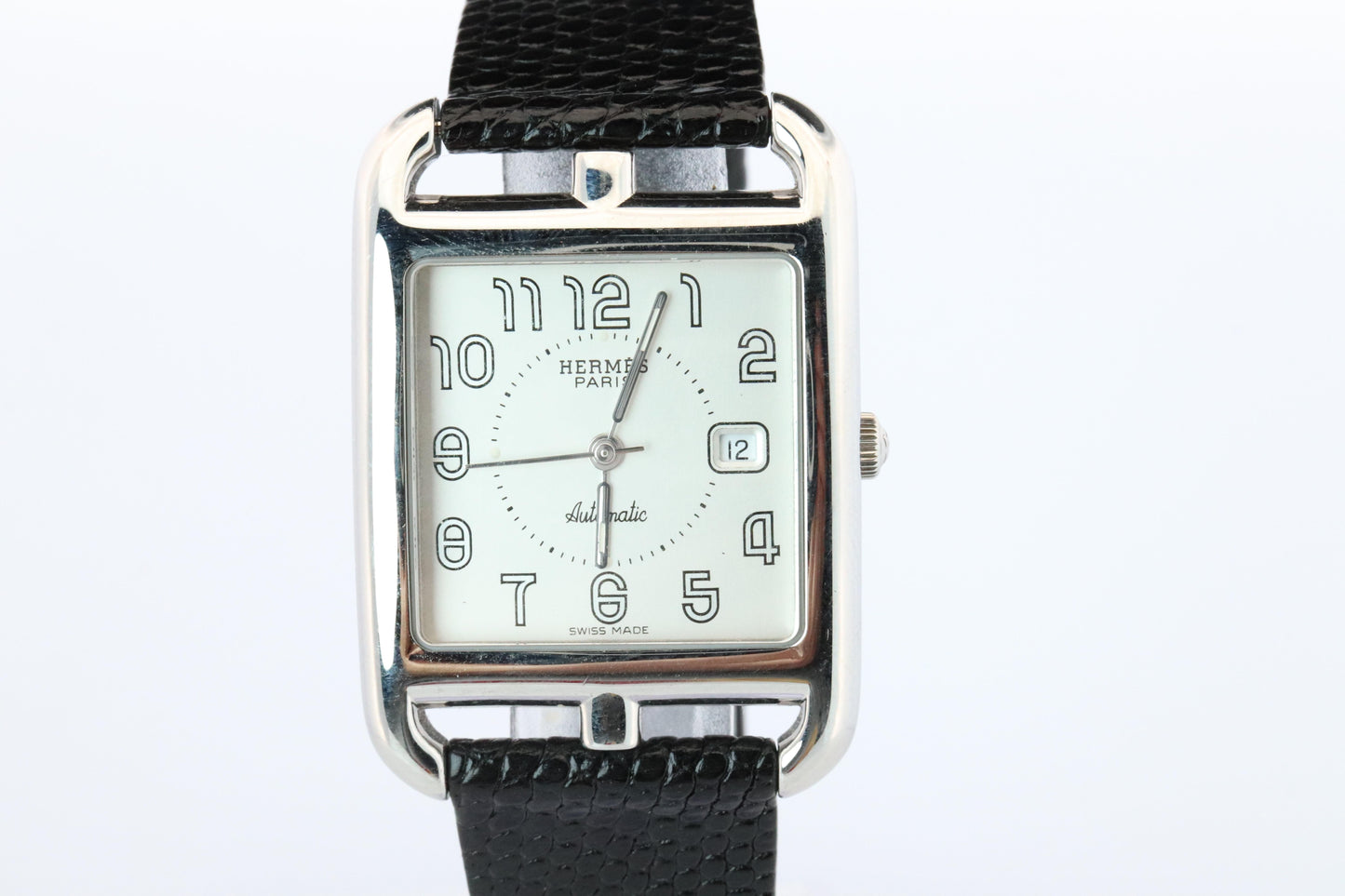 Genuine HERMES CC1.710. Hermes Cape Cod Automatic Stainless Steel Watch.