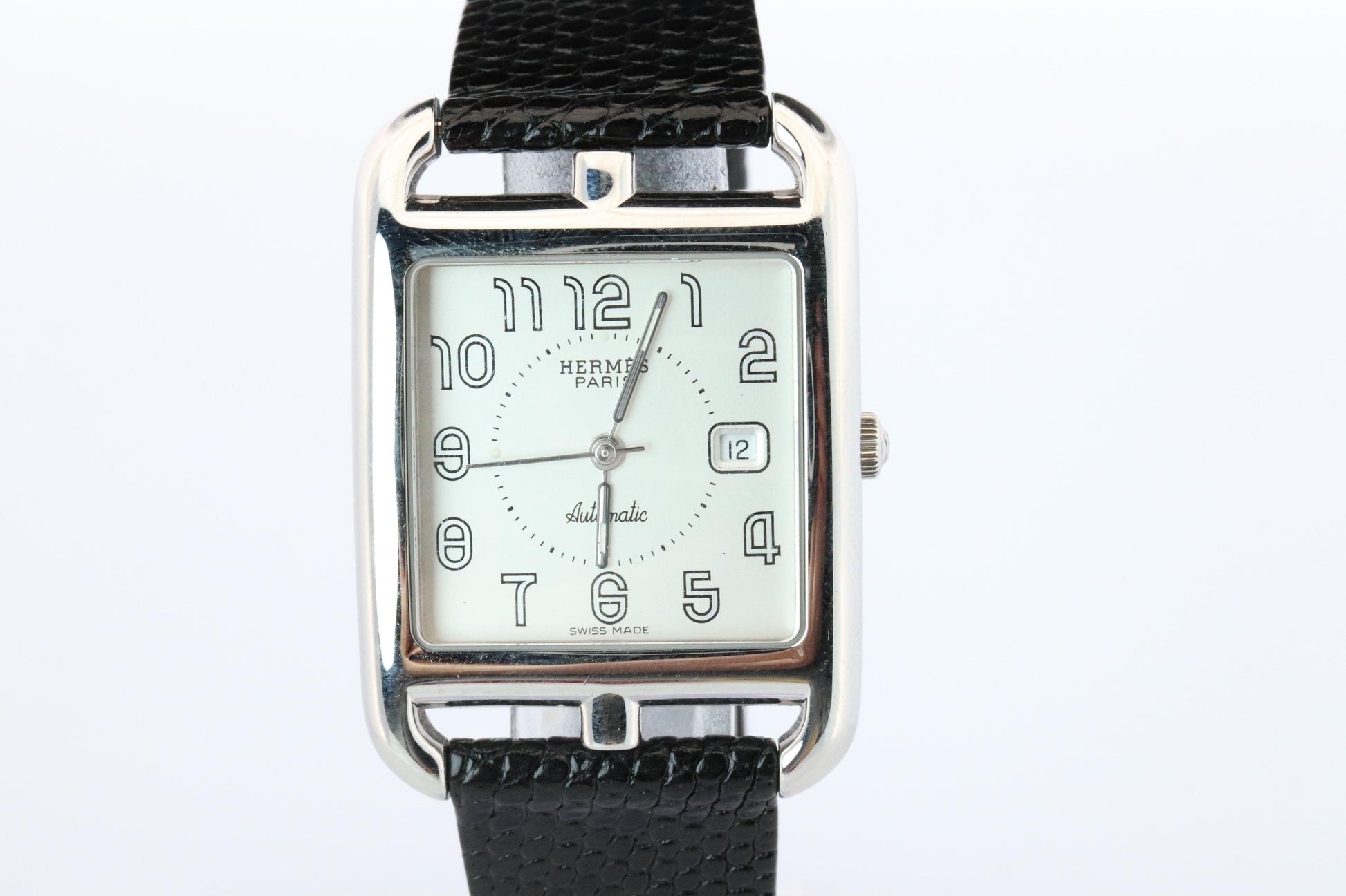 Genuine HERMES CC1.710. Hermes Cape Cod Automatic Stainless Steel Watch.