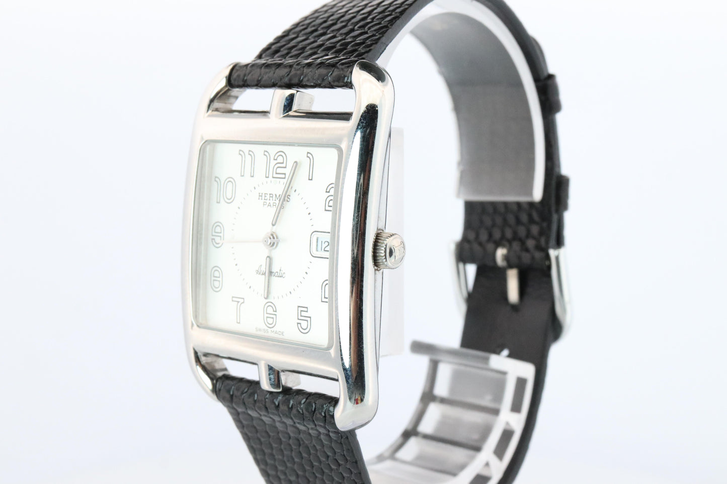 Genuine HERMES CC1.710. Hermes Cape Cod Automatic Stainless Steel Watch.