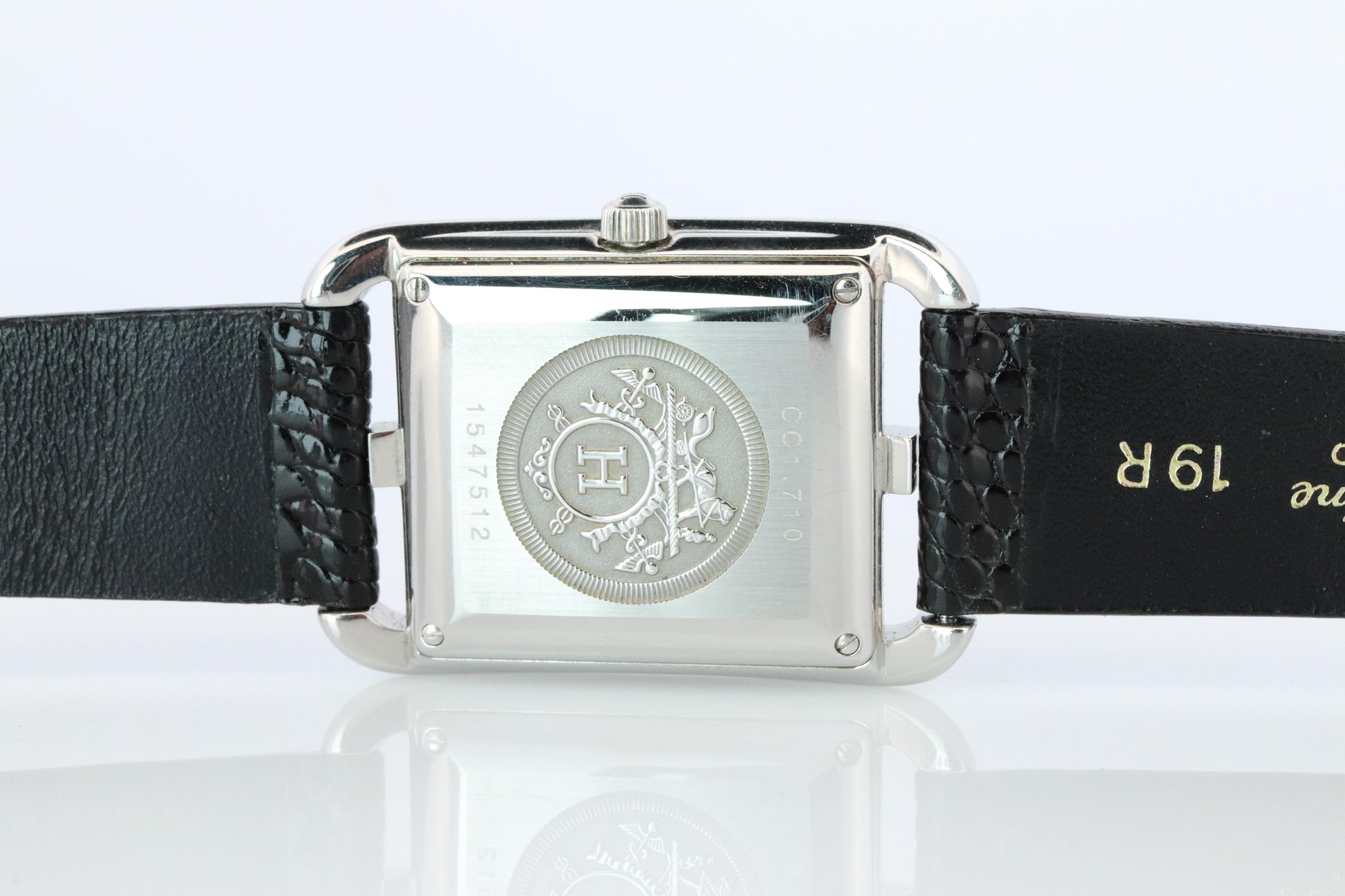 Genuine HERMES CC1.710. Hermes Cape Cod Automatic Stainless Steel Watch.