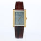 Genuine Dior 9892 Watch Christian Dior 18k YG Stainless Steel Tank Manual Watch.