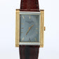 Genuine Dior 9892 Watch Christian Dior 18k YG Stainless Steel Tank Manual Watch.