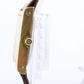 Genuine Dior 9892 Watch Christian Dior 18k YG Stainless Steel Tank Manual Watch.