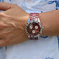 Genuine Dior Christal Chrono Watch Christian Dior CD11431BV Diamond and Sapphire
