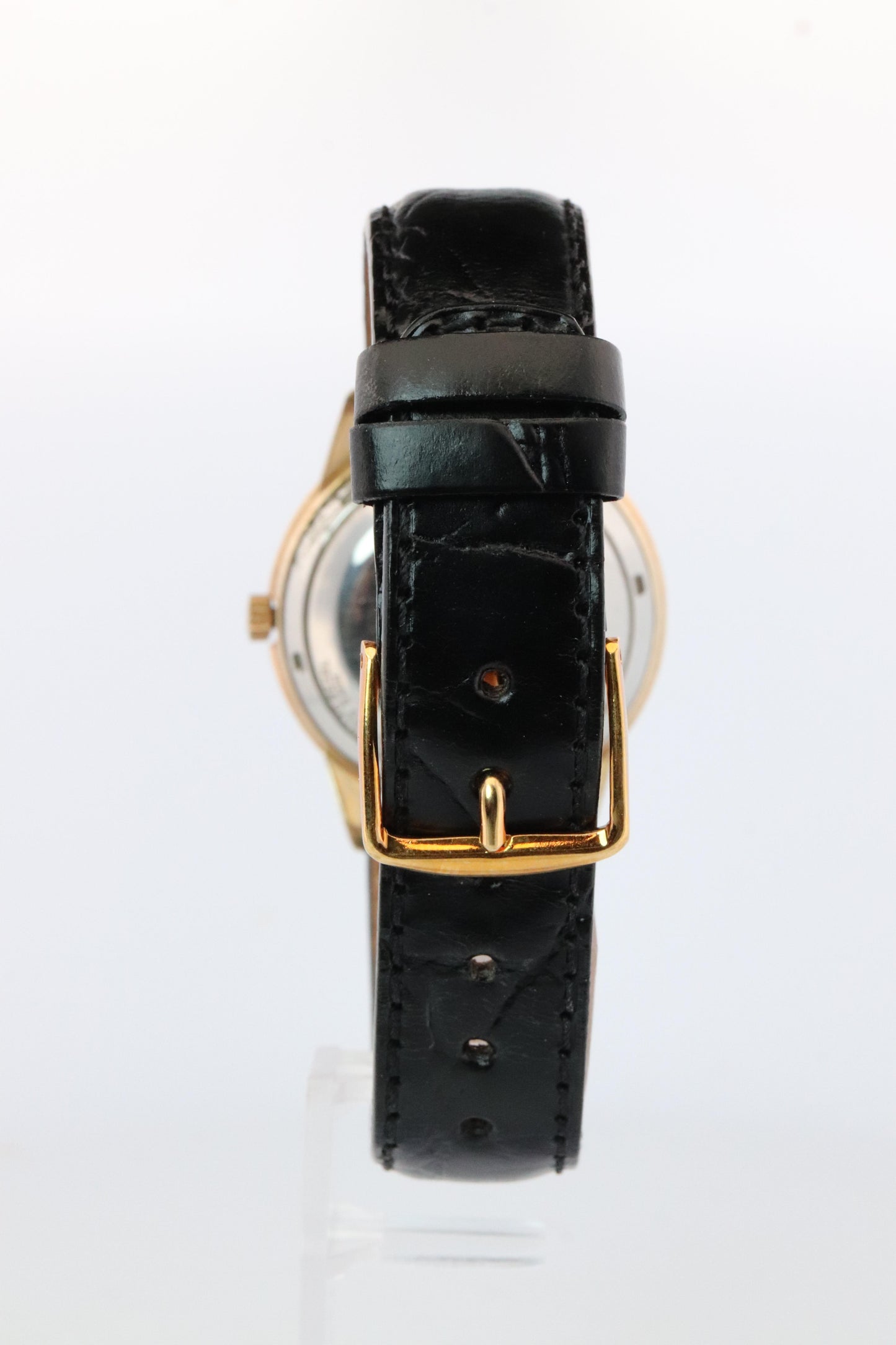 Jaeger Le Coultre Power Reserve Watch. 10k Gold Filled Mens JLC Vintage Watch.