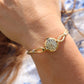 Genuine 18k Rolex Watch. 18k YG Ladies 8106 Dainty Cocktail Ladies Rolex