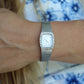 Genuine Diamond Rolex Watch. Ladies 18k Rolex 2195 Manual Watch.
