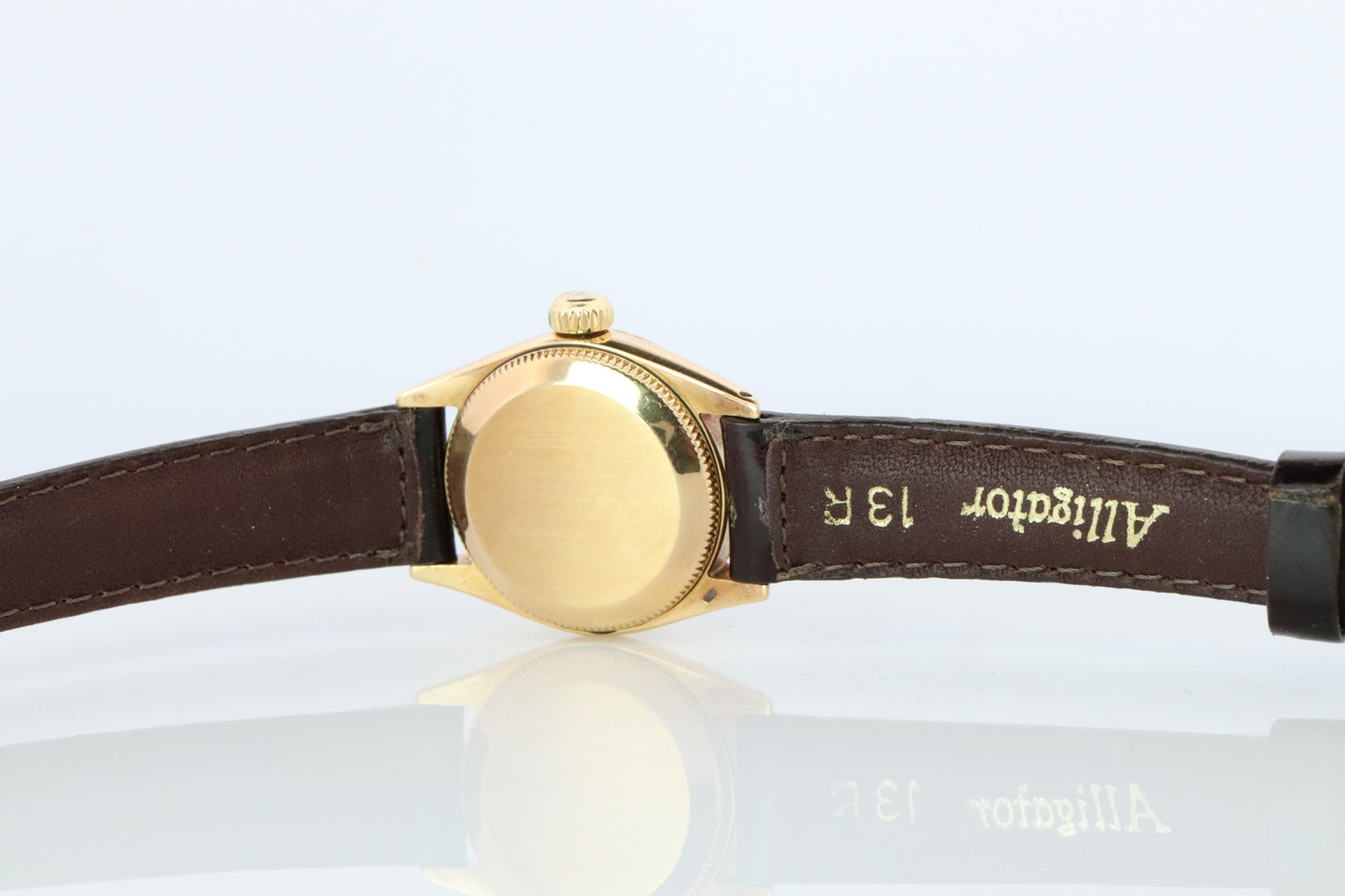 Genuine 18k Rolex 6517 Oyster Perpetual Watch. Ladies ROLEX 18k Yellow Gold.