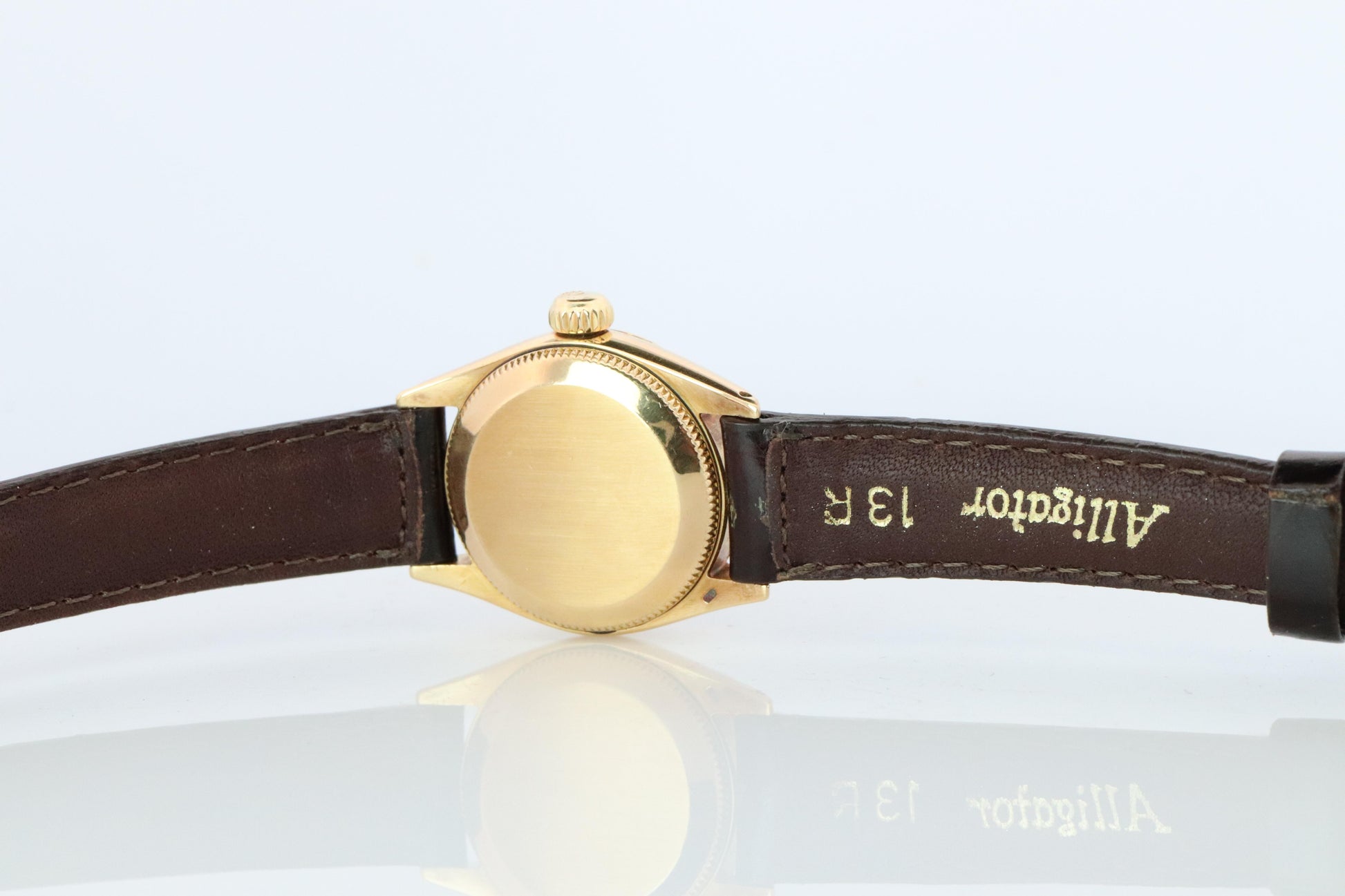 Genuine 18k Rolex 6517 Oyster Perpetual Watch. Ladies ROLEX 18k Yellow Gold.