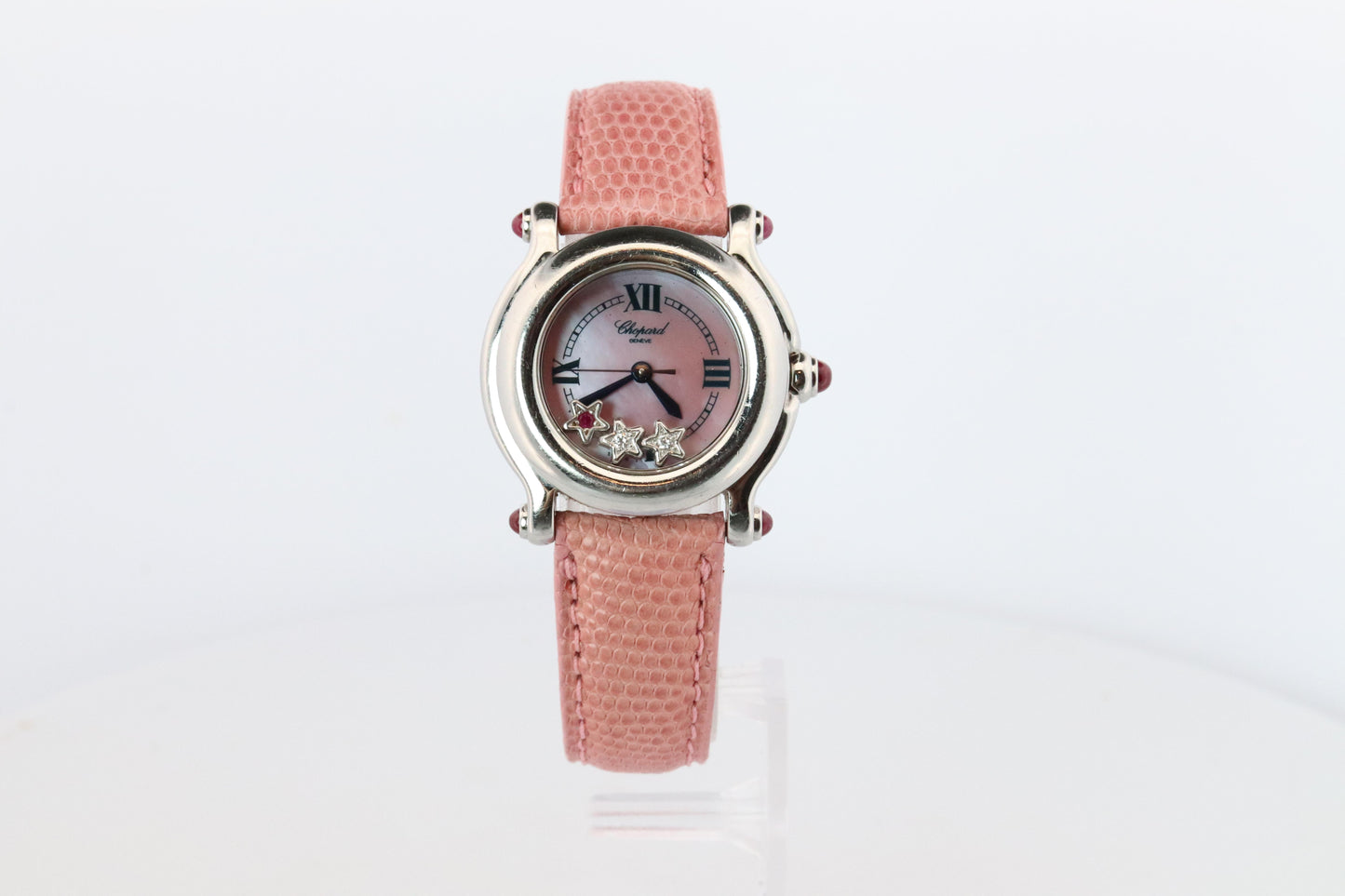Chopard Happy Sport  Stars Ruby Diamond Watch. Chopard LUC 27/8245-21 Ladies