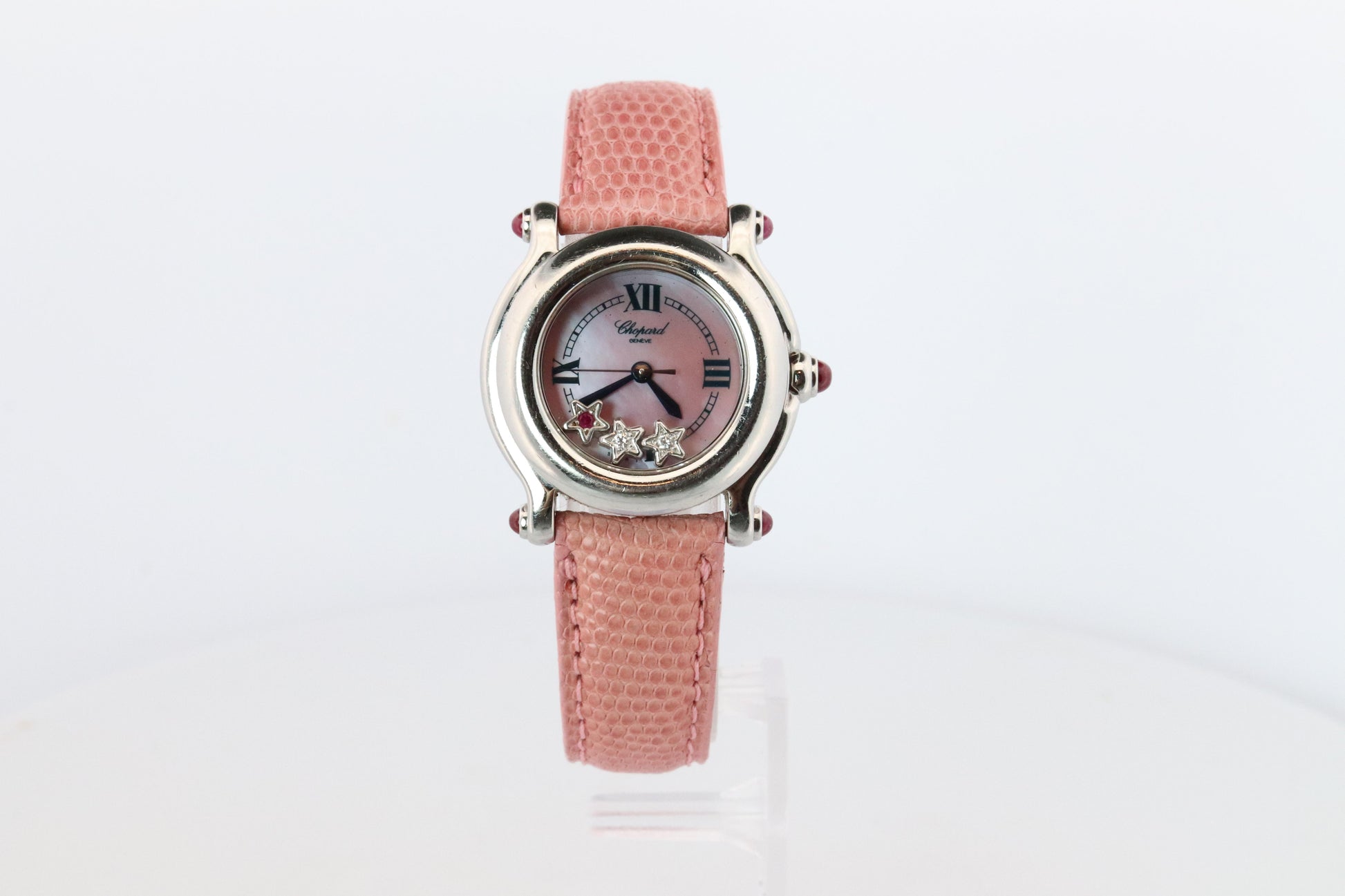 Chopard Happy Sport  Stars Ruby Diamond Watch. Chopard LUC 27/8245-21 Ladies