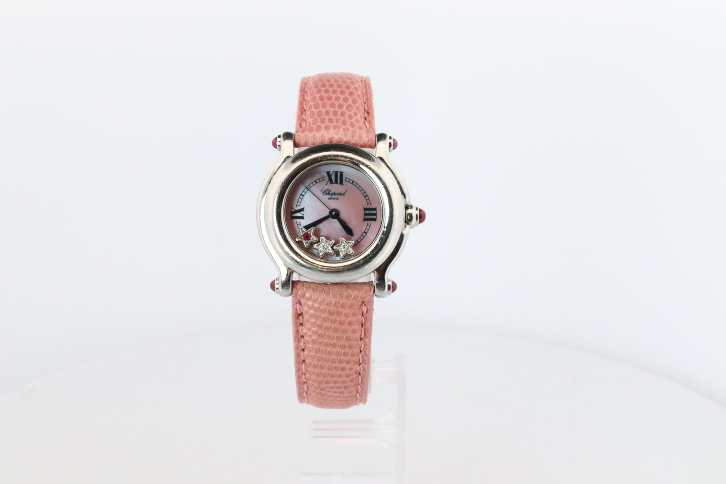 Chopard Happy Sport  Stars Ruby Diamond Watch. Chopard LUC 27/8245-21 Ladies