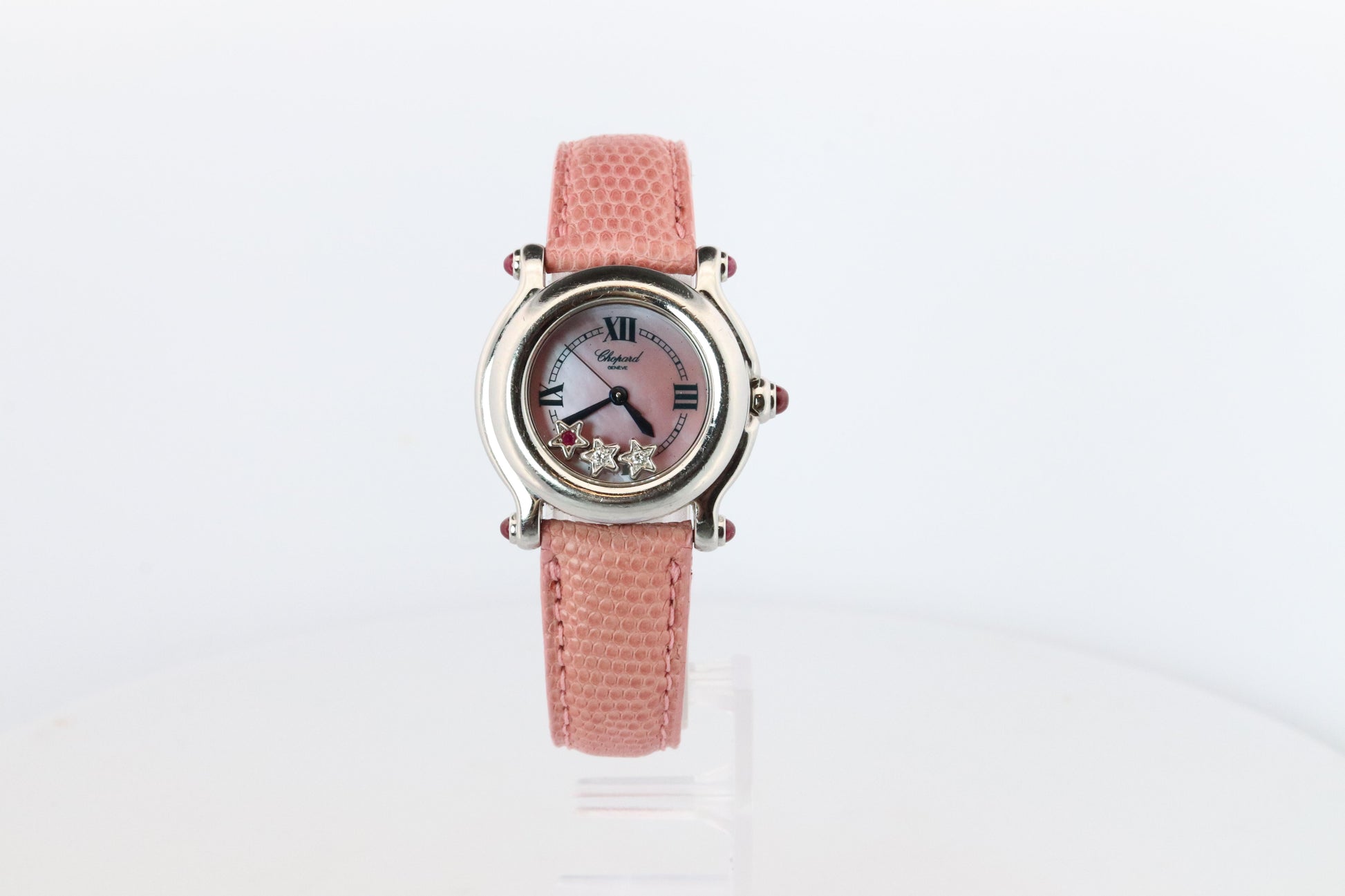 Chopard Happy Sport  Stars Ruby Diamond Watch. Chopard LUC 27/8245-21 Ladies