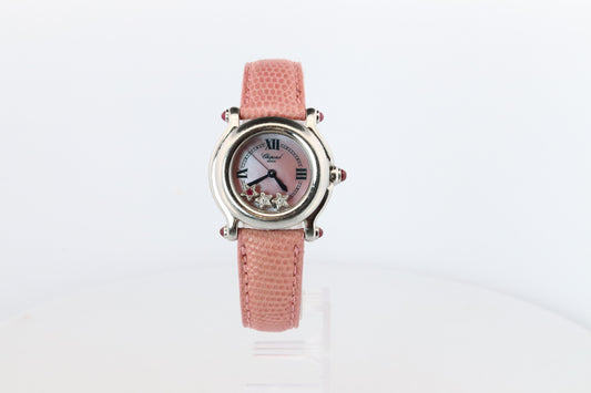 Chopard Happy Sport  Stars Ruby Diamond Watch. Chopard LUC 27/8245-21 Ladies