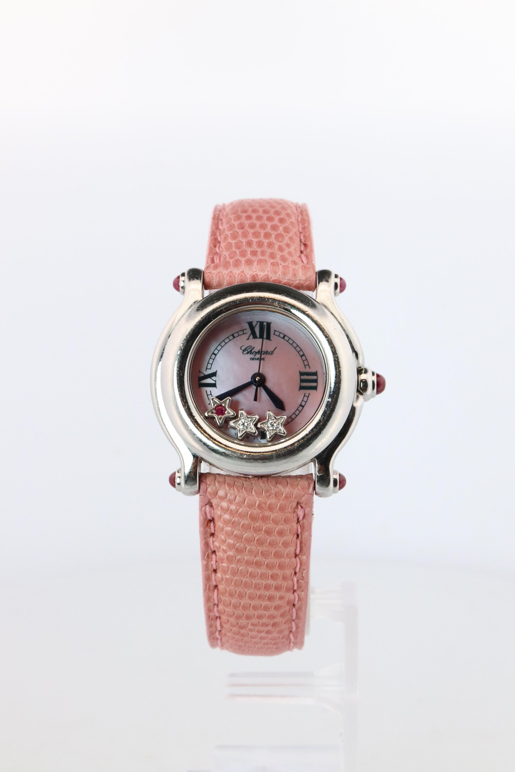 Chopard Happy Sport  Stars Ruby Diamond Watch. Chopard LUC 27/8245-21 Ladies