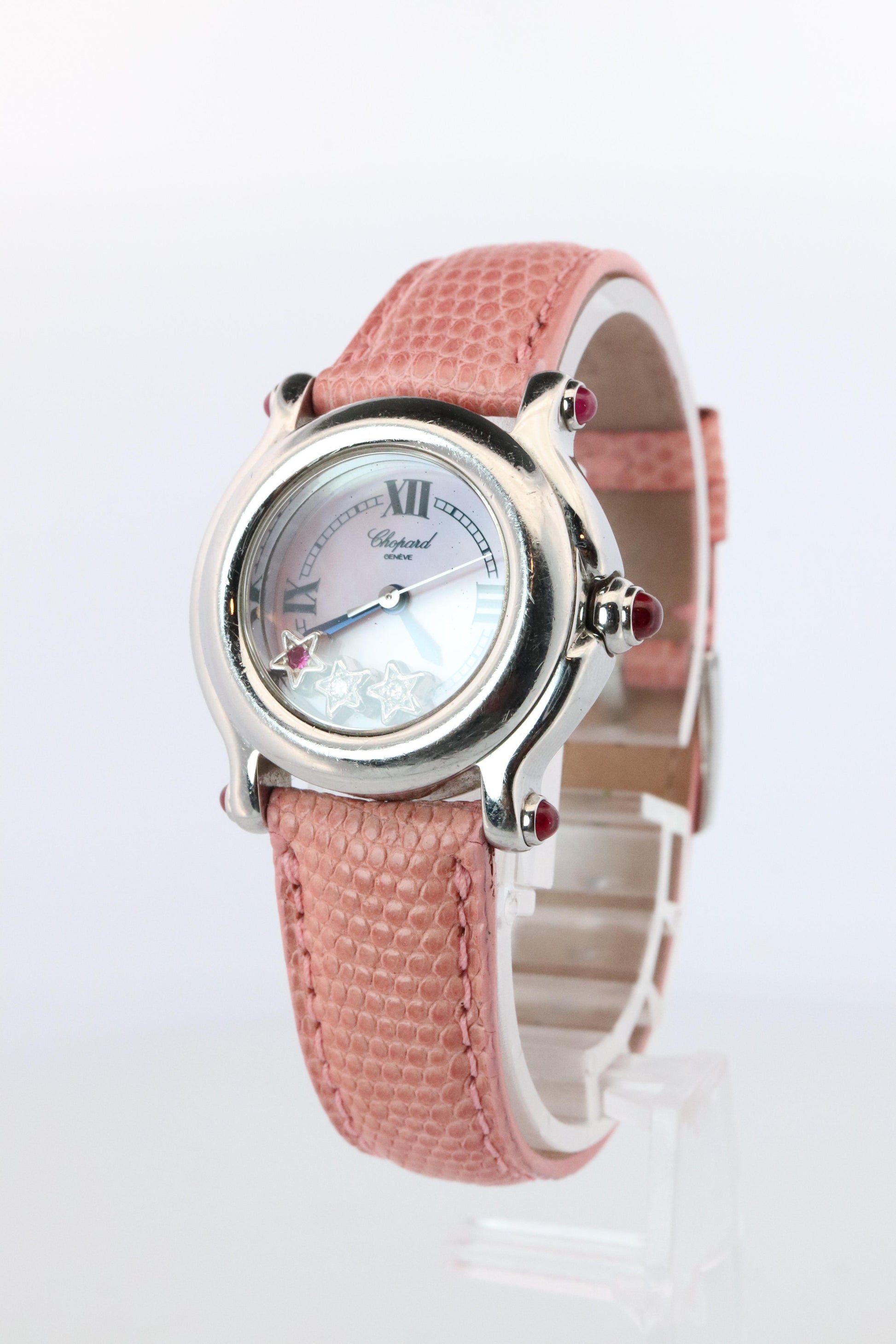 Chopard Happy Sport  Stars Ruby Diamond Watch. Chopard LUC 27/8245-21 Ladies