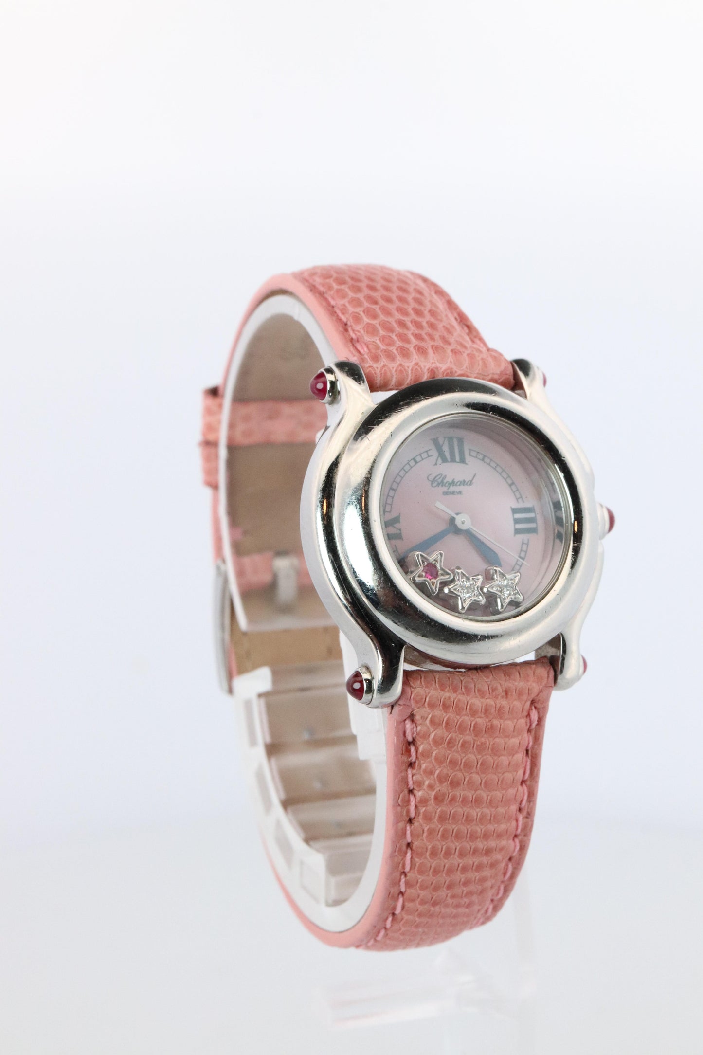 Chopard Happy Sport  Stars Ruby Diamond Watch. Chopard LUC 27/8245-21 Ladies