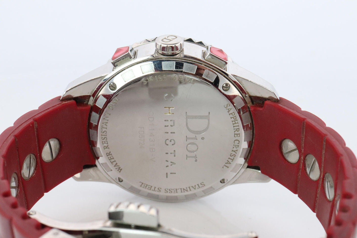 Genuine Dior Christal Chrono Watch Christian Dior CD11431BV Diamond and Sapphire