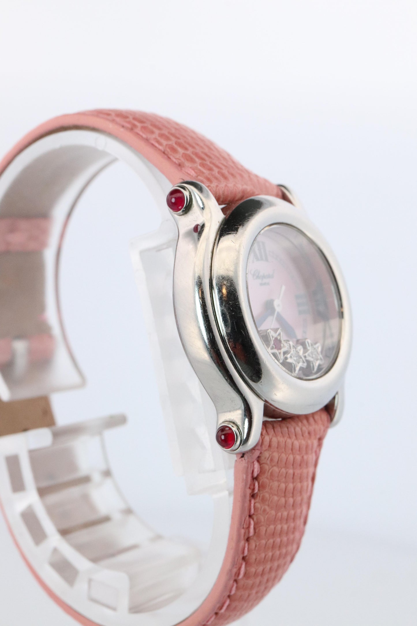 Chopard Happy Sport  Stars Ruby Diamond Watch. Chopard LUC 27/8245-21 Ladies