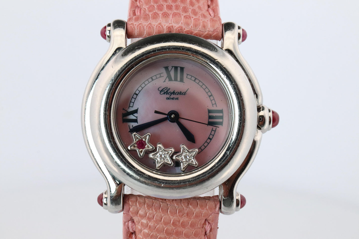 Chopard Happy Sport  Stars Ruby Diamond Watch. Chopard LUC 27/8245-21 Ladies