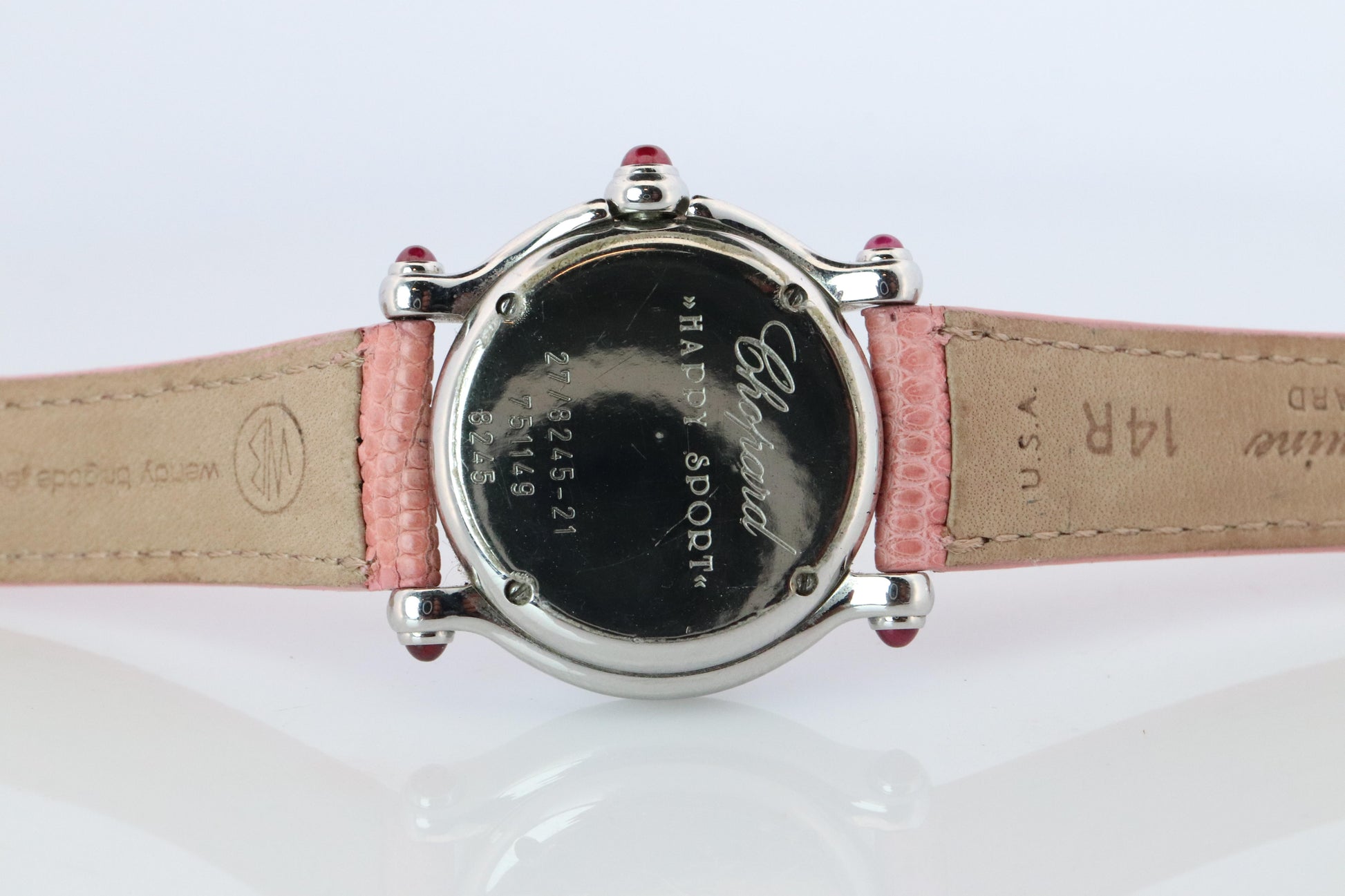 Chopard Happy Sport  Stars Ruby Diamond Watch. Chopard LUC 27/8245-21 Ladies