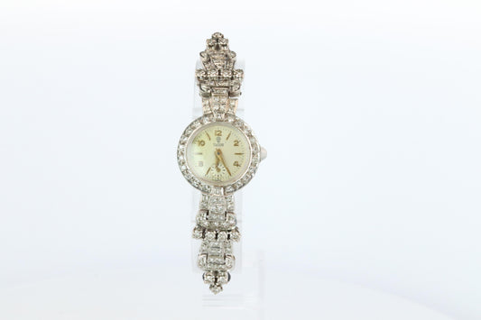 Genuine 14k Tudor Watch. 14k WG Ladies 9823 Dainty 1950s Ladies Rolex
