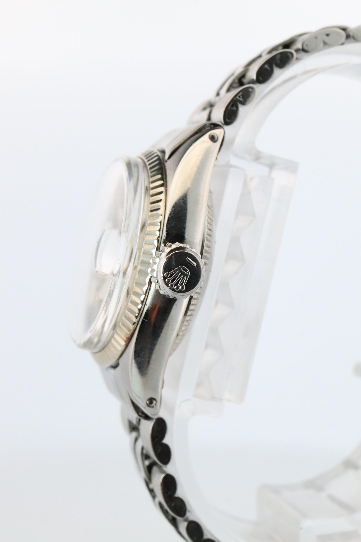 Genuine Rolex 6517 Oyster Perpetual Watch. Ladies ROLEX Automatic WG Bezel.
