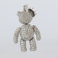 18k Teddy Bear Pendant. 18k YG Diamond Pave 3D Diamond Bear full body necklace
