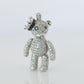 18k Teddy Bear Pendant. 18k YG Diamond Pave 3D Diamond Bear full body necklace