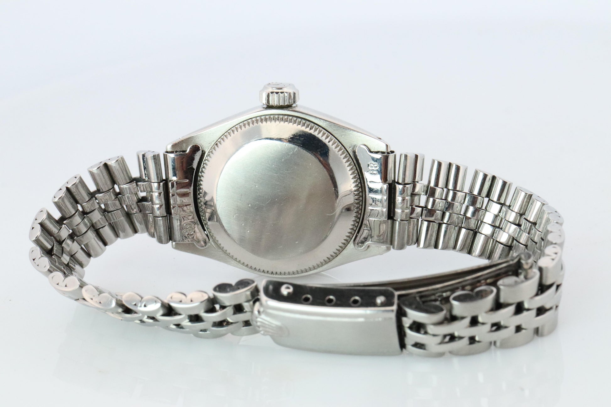 Genuine Rolex 6517 Oyster Perpetual Watch. Ladies ROLEX Automatic WG Bezel.