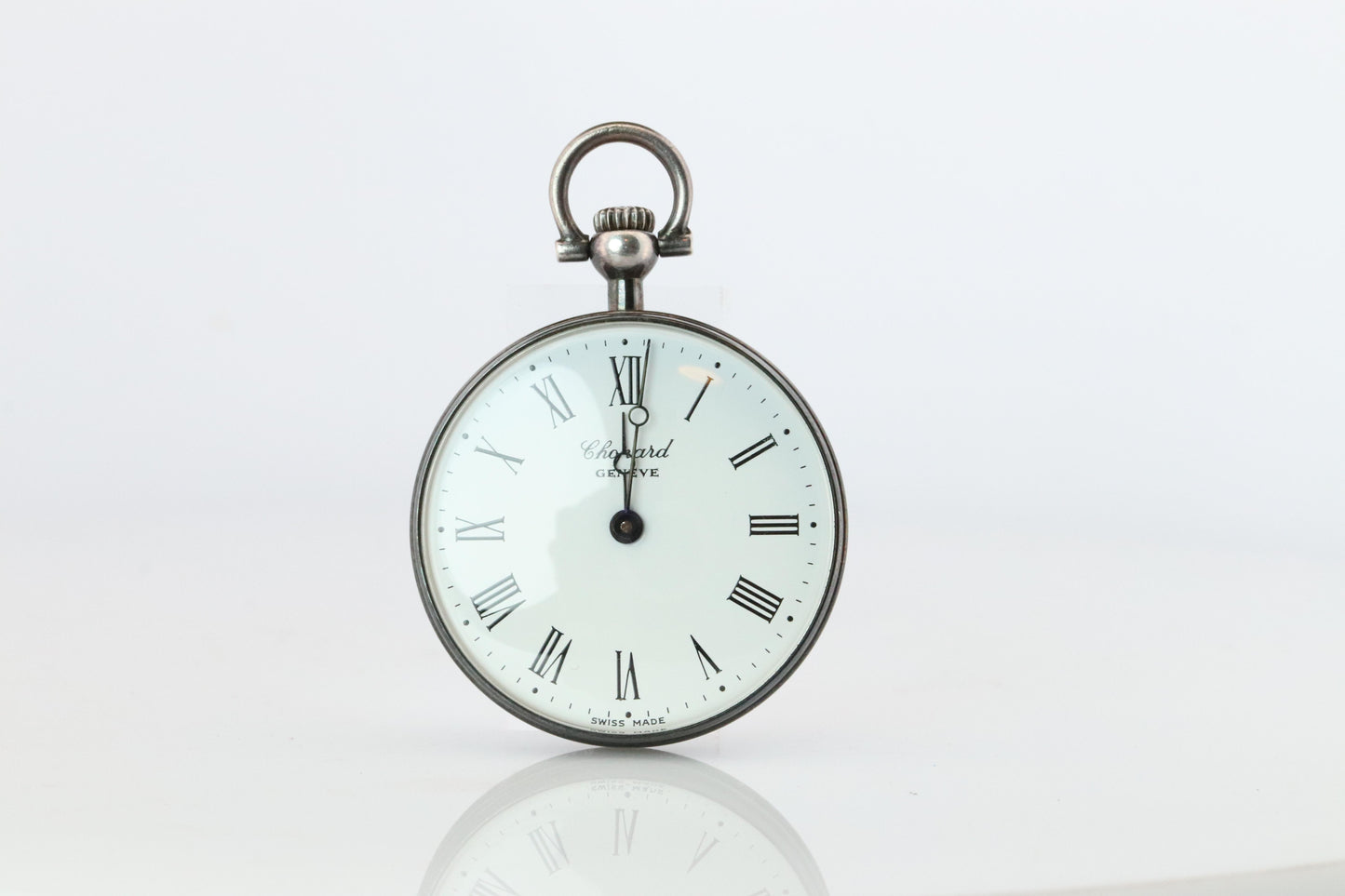 Chopard Pocket Watch. Vintage LUC Chopard Sterling Silver Manual 3021 Watch