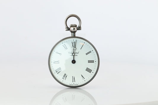 Chopard Pocket Watch. Vintage LUC Chopard Sterling Silver Manual 3021 Watch