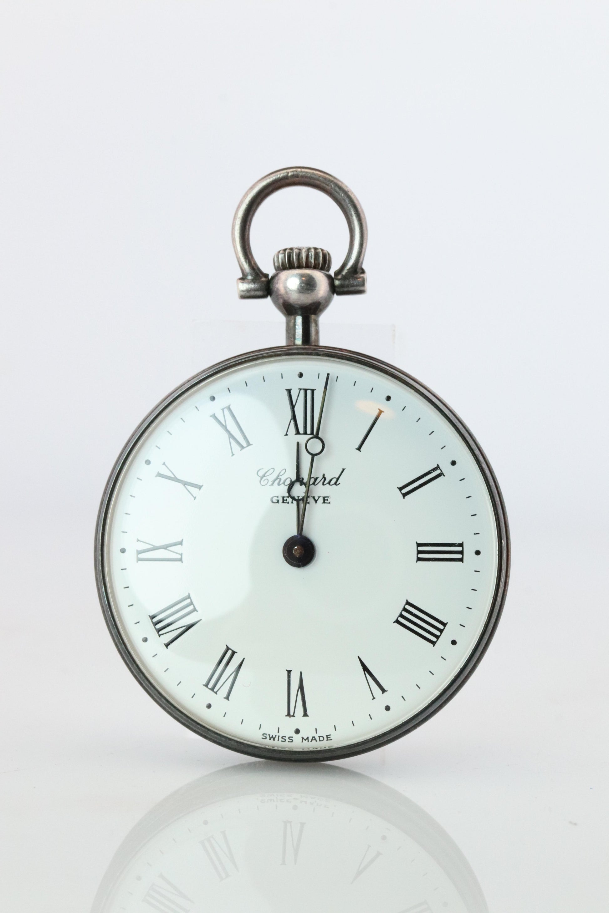 Chopard Pocket Watch. Vintage LUC Chopard Sterling Silver Manual 3021 Watch
