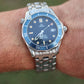 OMEGA Seamaster Professional 300m Blue. Mens Omega Diving watch.