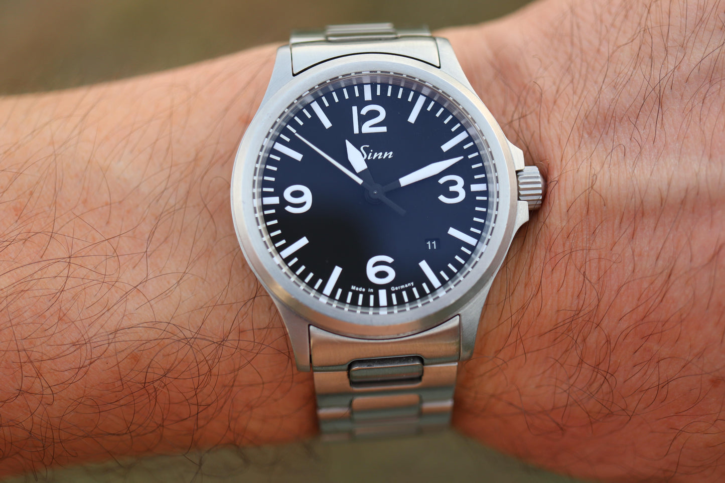 SINN 556-A Automatic Watch. Sinn 556.9826 Date Open Back WristWatch