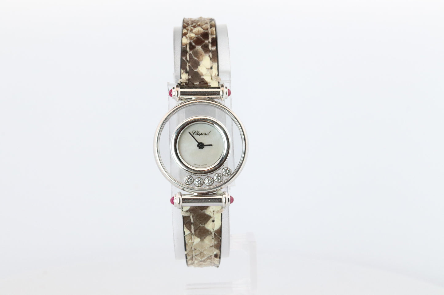 Chopard Happy 18k WG Diamond Watch. Chopard LUC 20/4780-21 Ladies