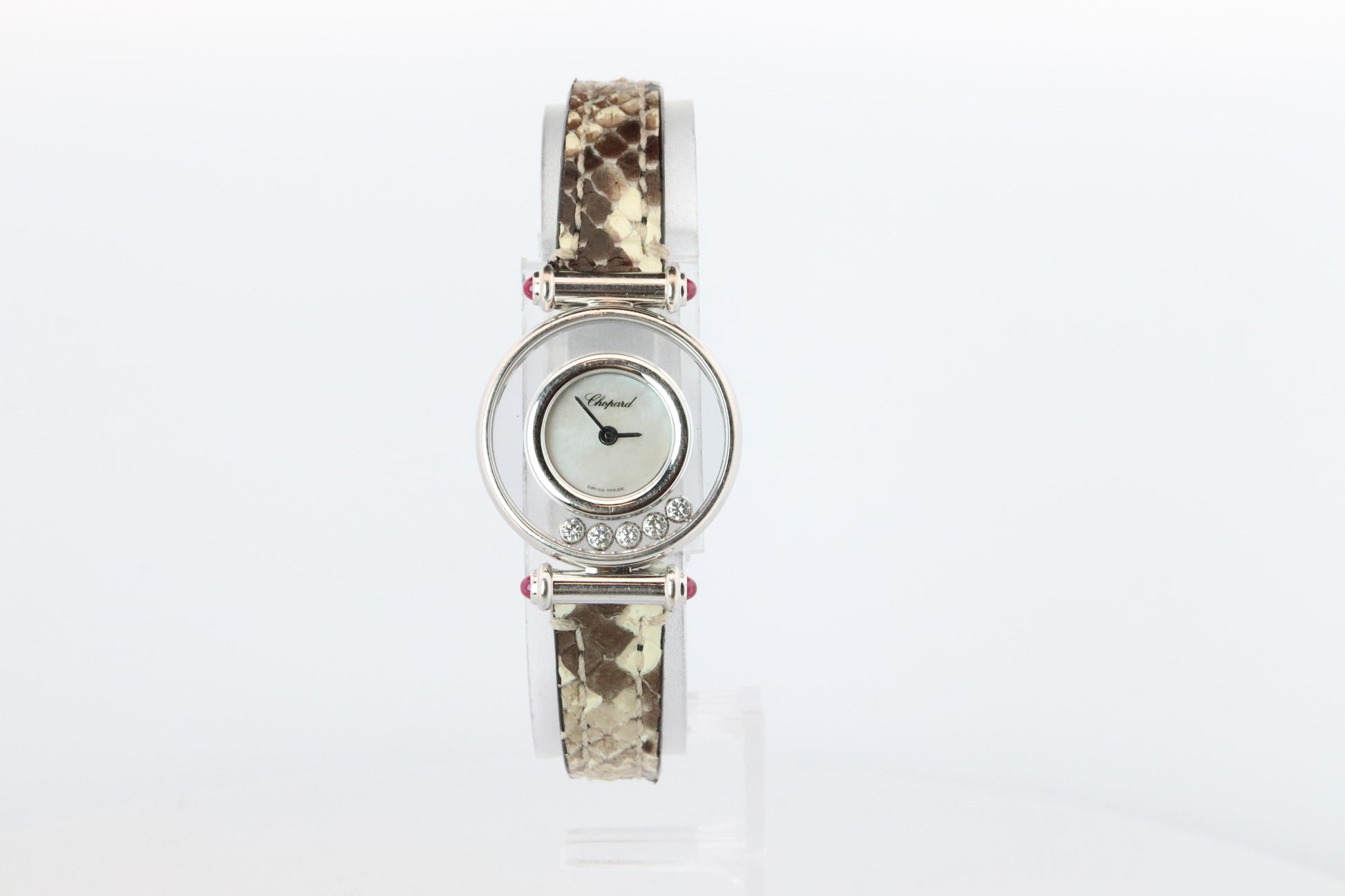 Chopard Happy 18k WG Diamond Watch. Chopard LUC 20/4780-21 Ladies