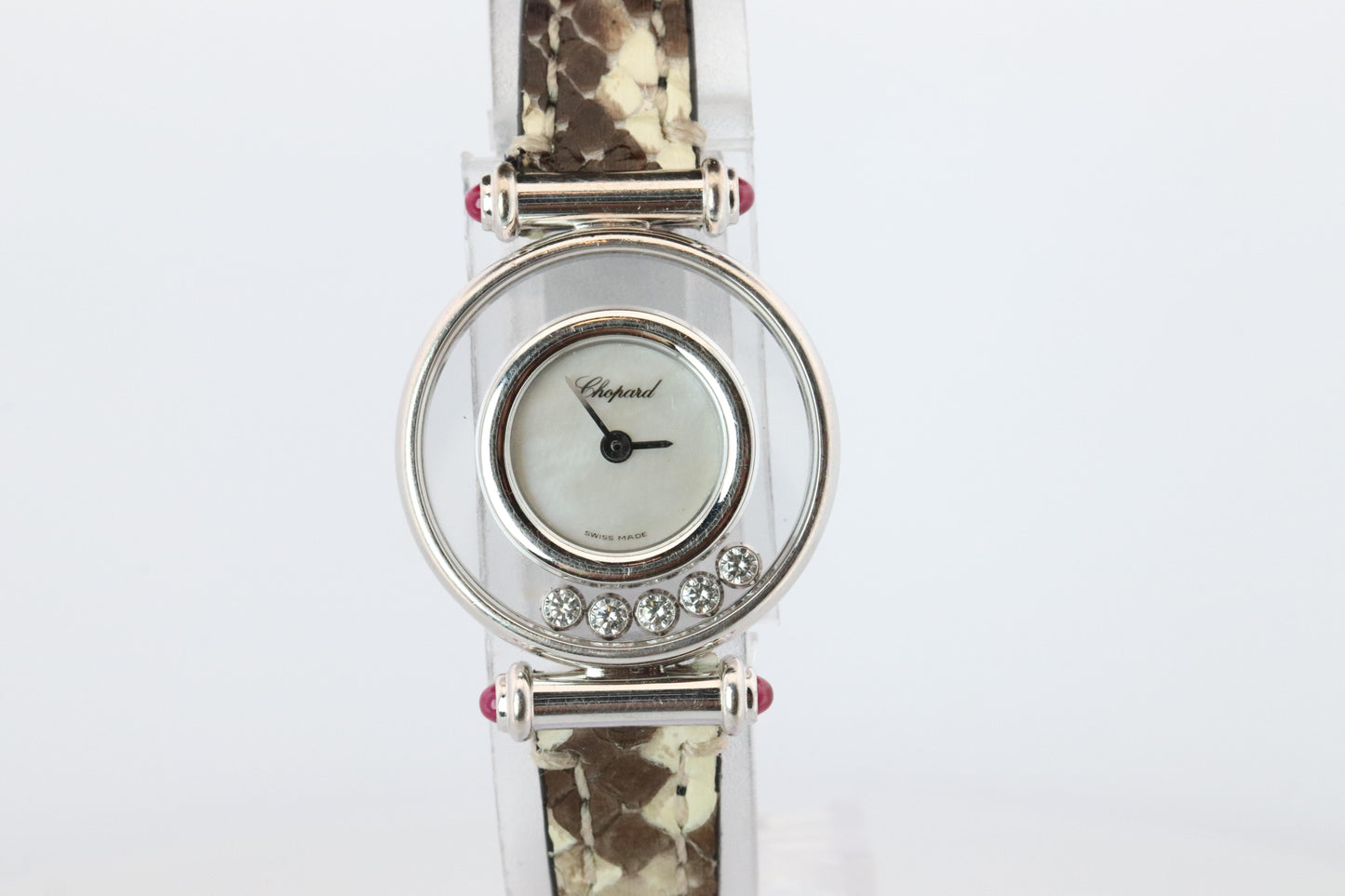 Chopard Happy 18k WG Diamond Watch. Chopard LUC 20/4780-21 Ladies