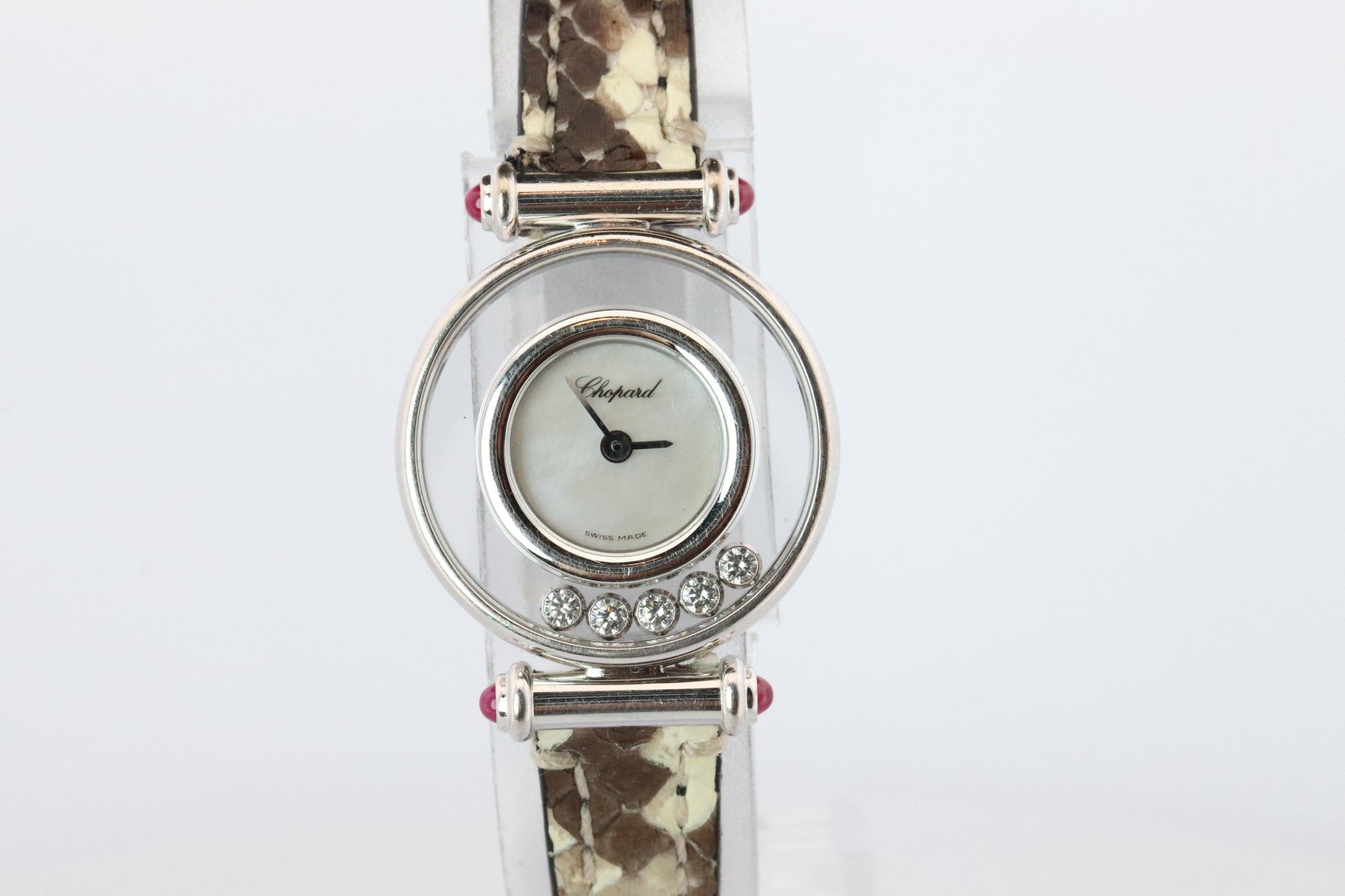 Chopard Happy 18k WG Diamond Watch. Chopard LUC 20/4780-21 Ladies
