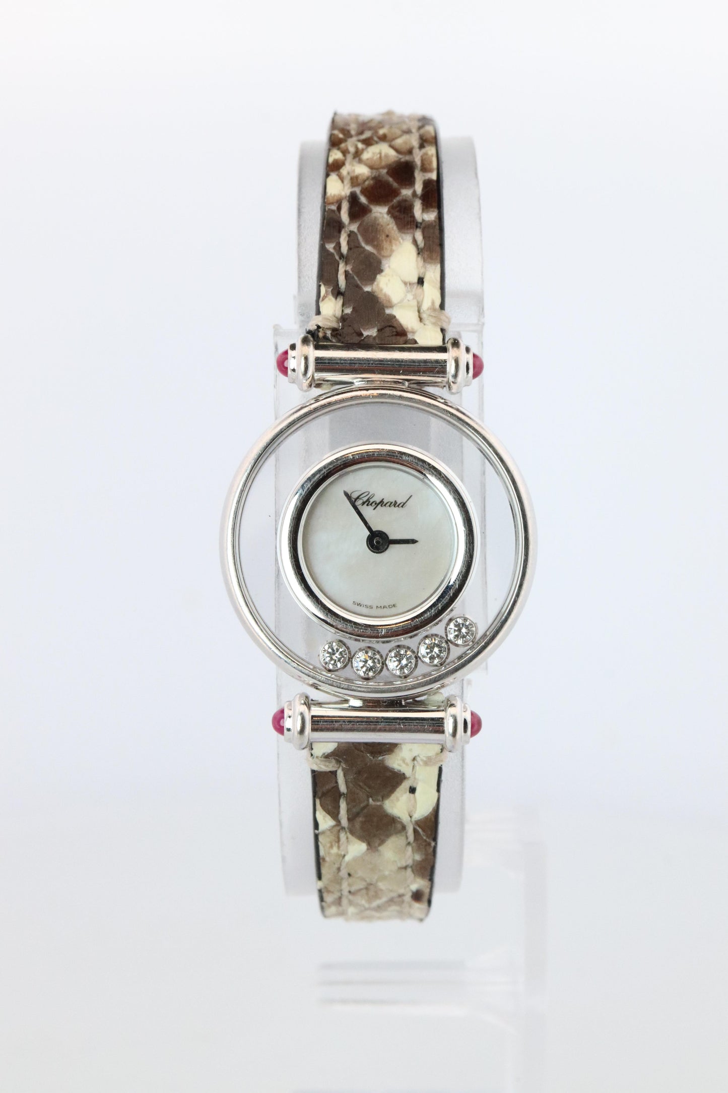 Chopard Happy 18k WG Diamond Watch. Chopard LUC 20/4780-21 Ladies