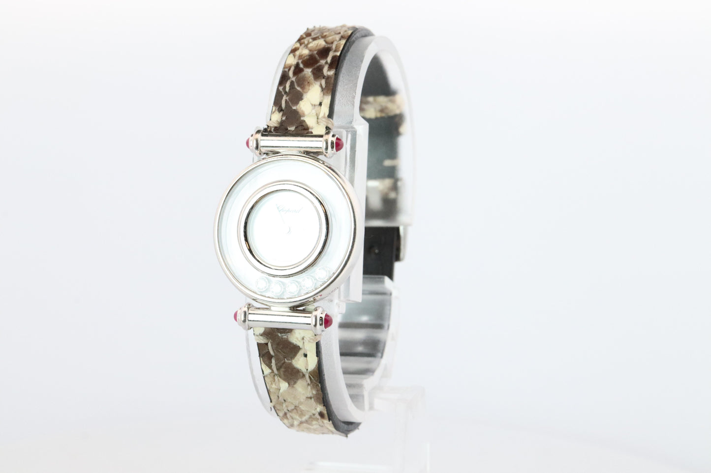 Chopard Happy 18k WG Diamond Watch. Chopard LUC 20/4780-21 Ladies