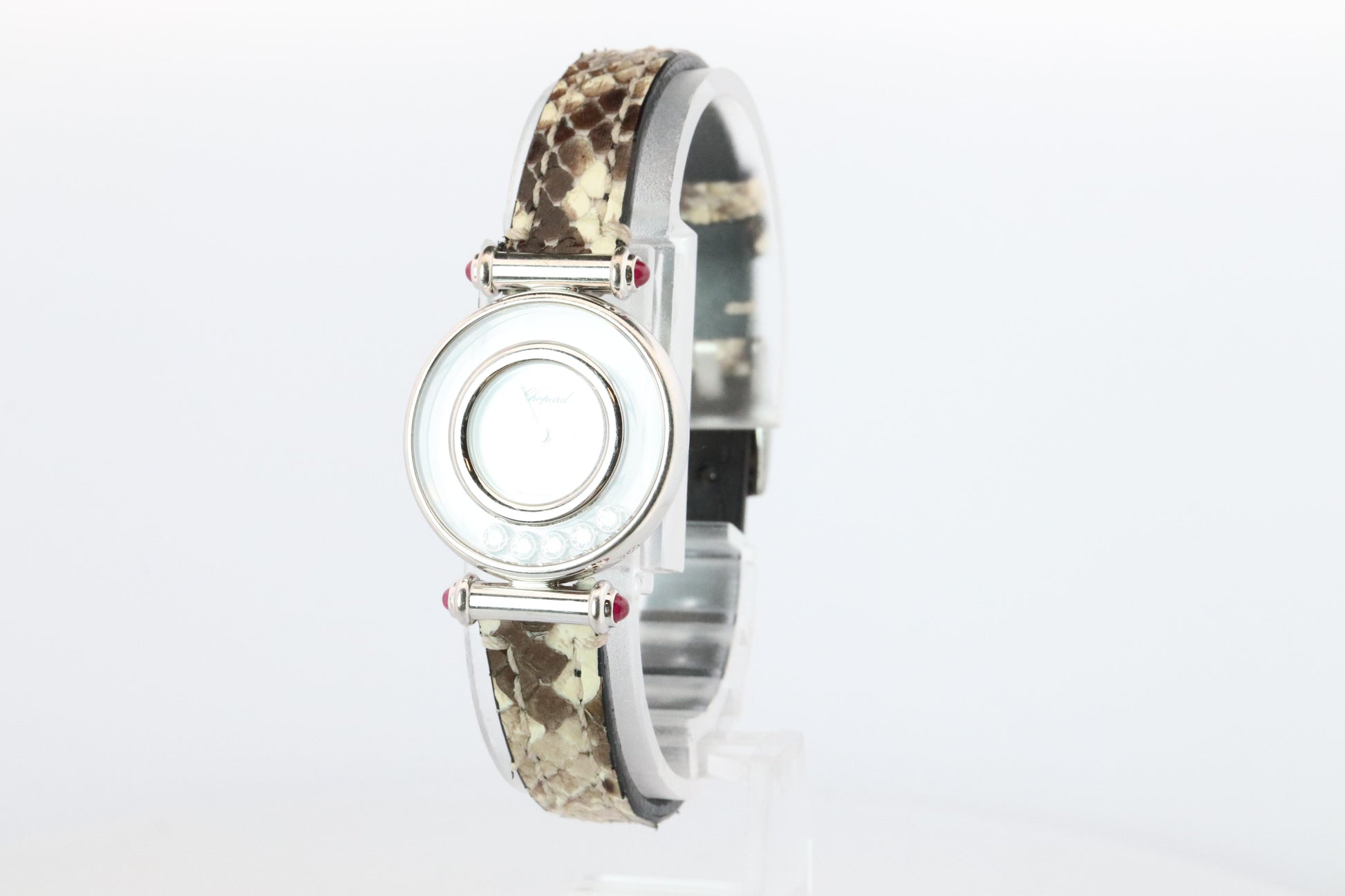 Chopard Happy 18k WG Diamond Watch. Chopard LUC 20/4780-21 Ladies