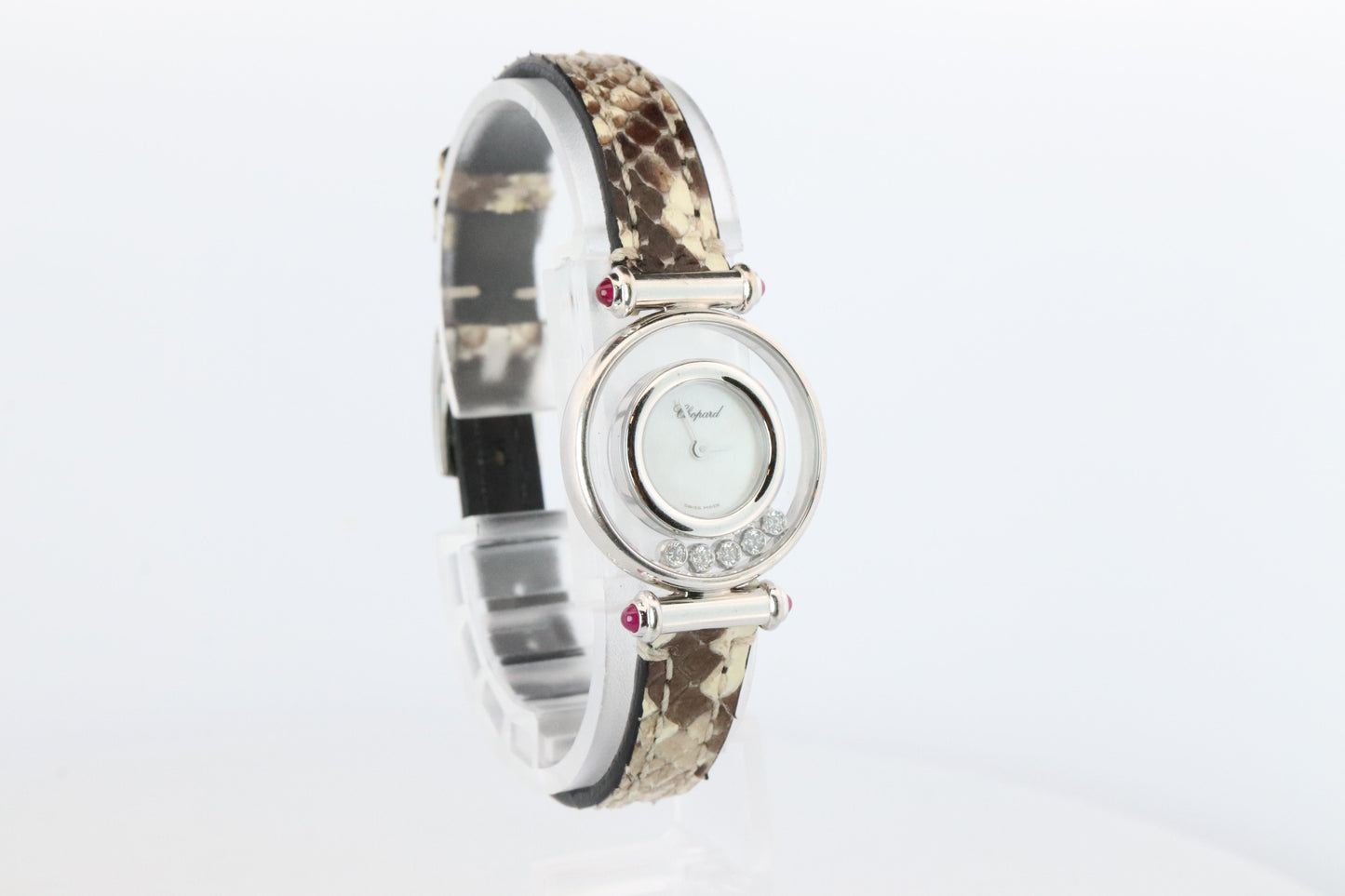 Chopard Happy 18k WG Diamond Watch. Chopard LUC 20/4780-21 Ladies